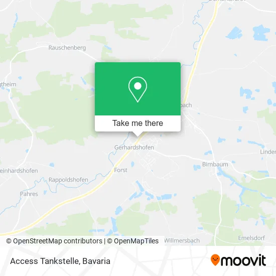 Карта Access Tankstelle