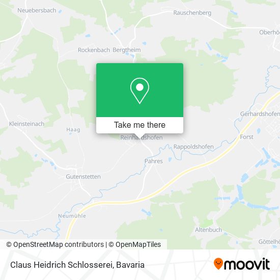 Claus Heidrich Schlosserei map