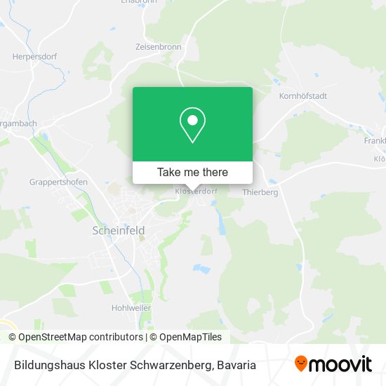 Bildungshaus Kloster Schwarzenberg map