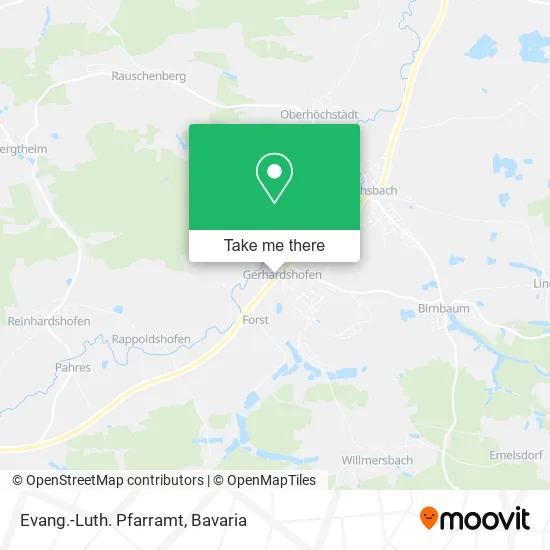 Карта Evang.-Luth. Pfarramt