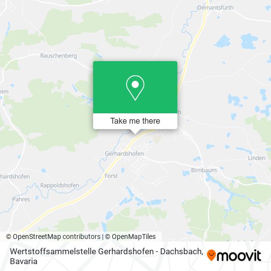 Wertstoffsammelstelle Gerhardshofen - Dachsbach map