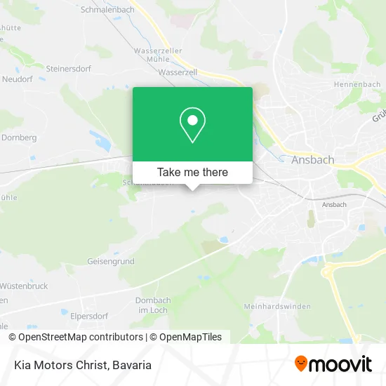 Карта Kia Motors Christ