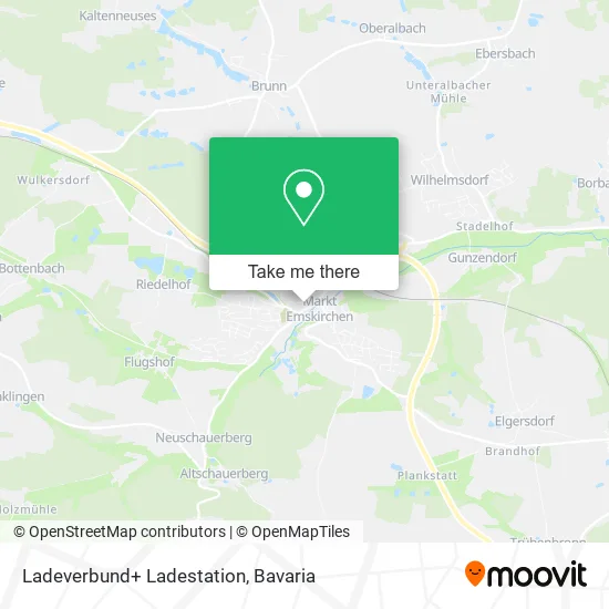 Карта Ladeverbund+ Ladestation