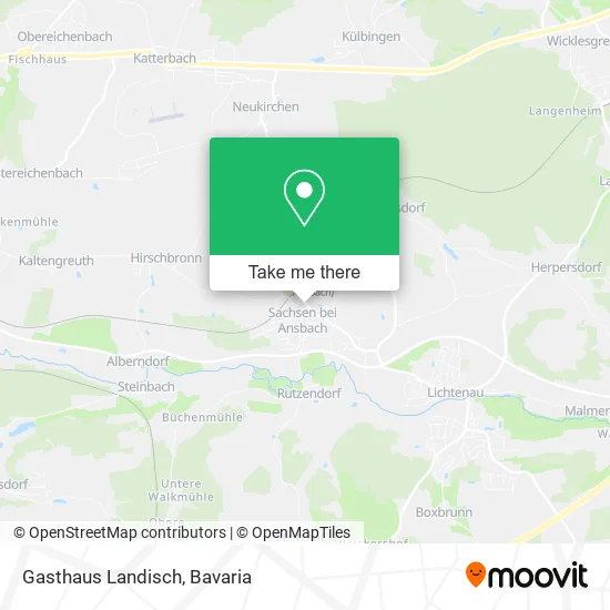 Карта Gasthaus Landisch