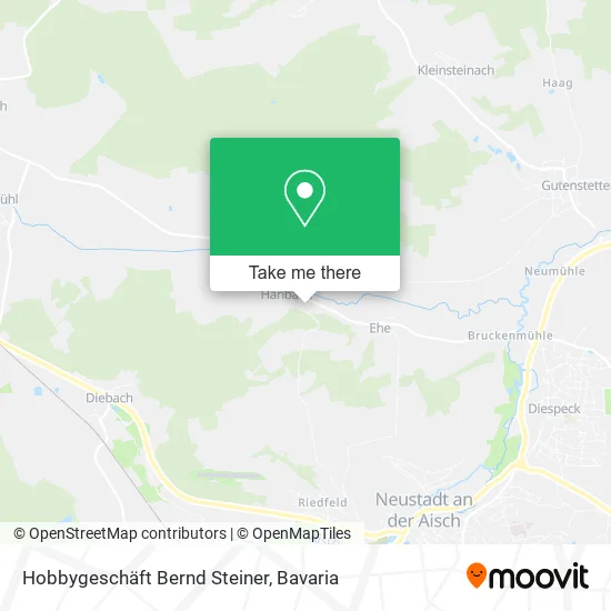 Карта Hobbygeschäft Bernd Steiner