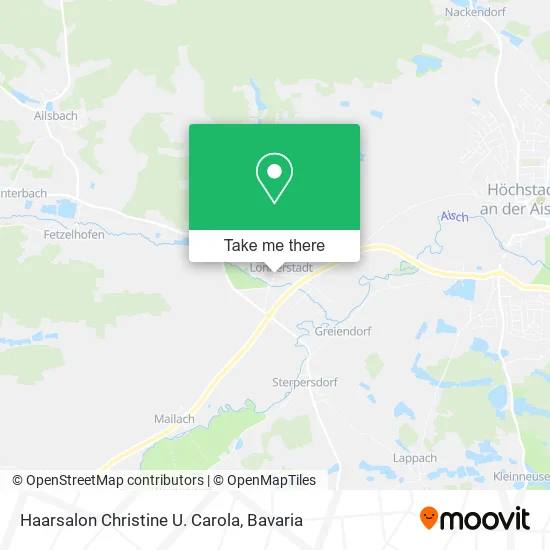 Карта Haarsalon Christine U. Carola