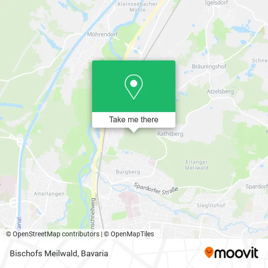 Карта Bischofs Meilwald