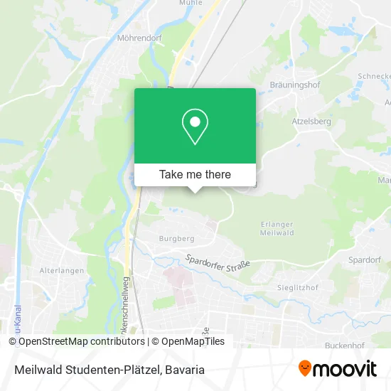 Карта Meilwald Studenten-Plätzel
