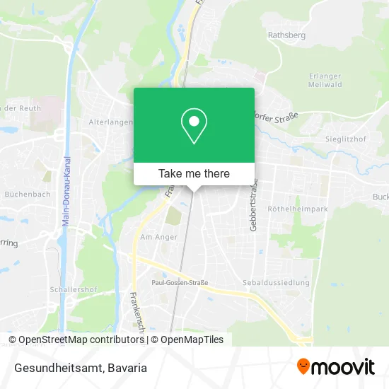 Карта Gesundheitsamt
