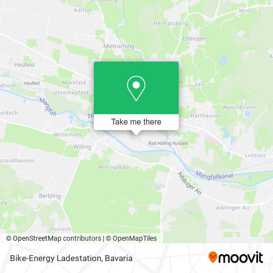 Bike-Energy Ladestation map