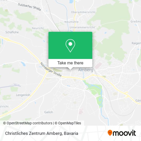 Christliches Zentrum Amberg map