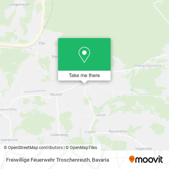Карта Freiwillige Feuerwehr Troschenreuth