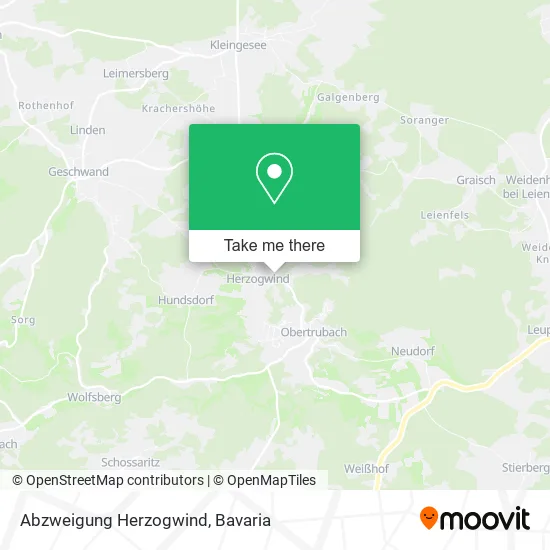 Карта Abzweigung Herzogwind