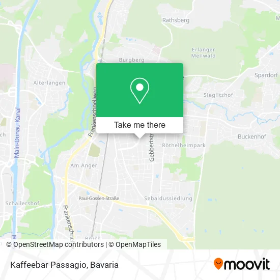 Карта Kaffeebar Passagio