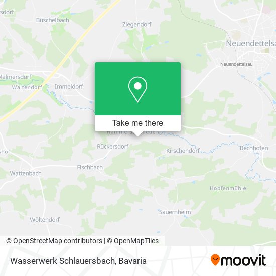 Карта Wasserwerk Schlauersbach