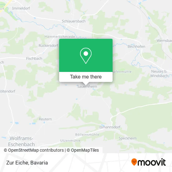 Карта Zur Eiche