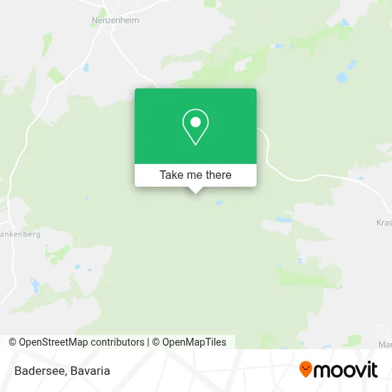 Badersee map