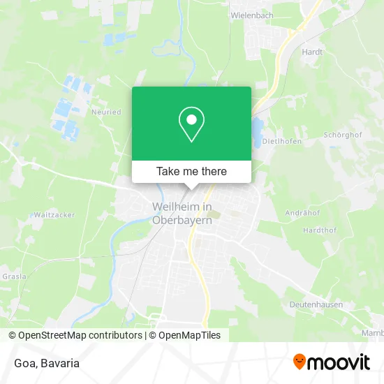 Карта Goa