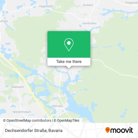Dechsendorfer Straße map