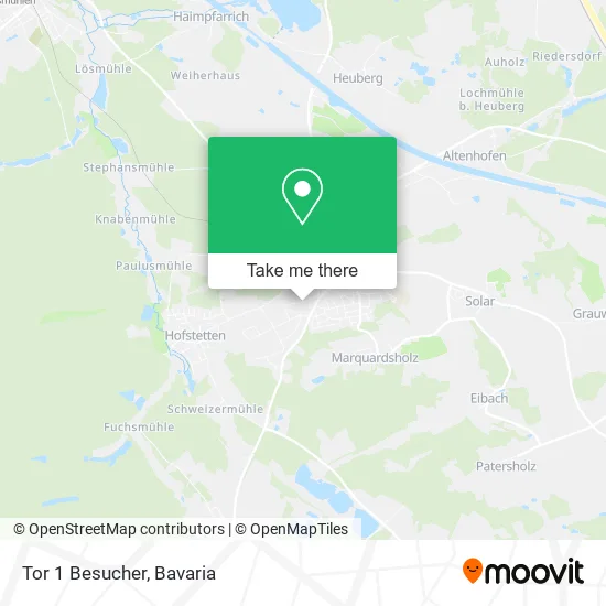 Карта Tor 1 Besucher