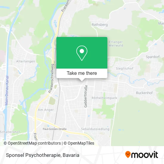 Карта Sponsel Psychotherapie