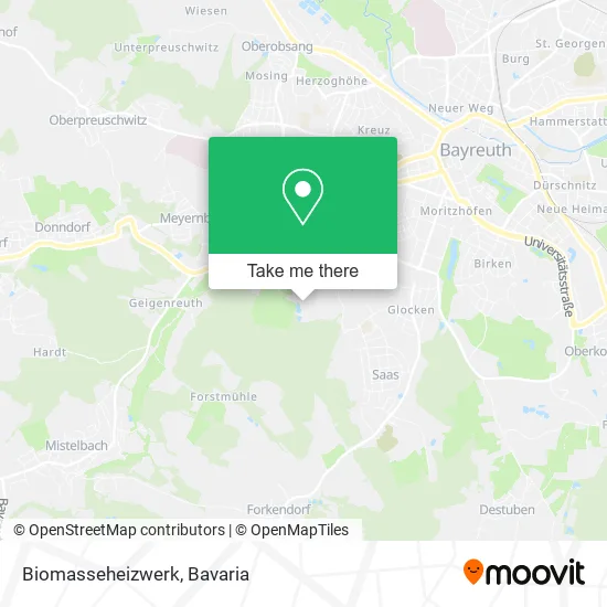 Карта Biomasseheizwerk