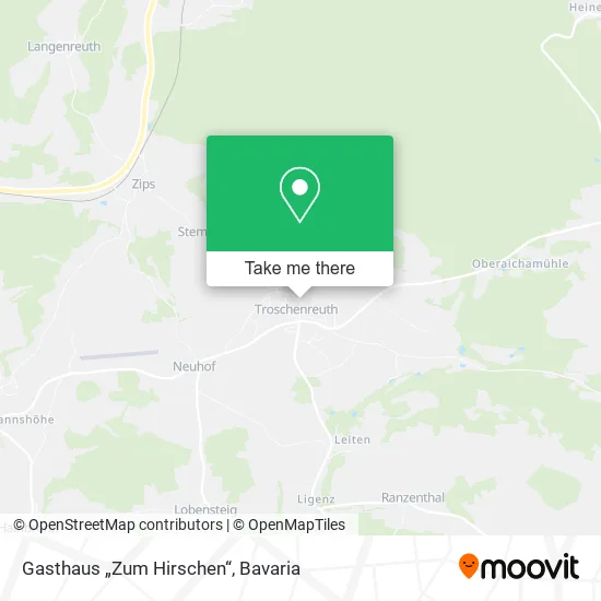 Карта Gasthaus „Zum Hirschen“