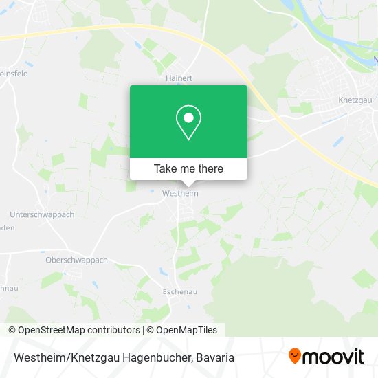 Карта Westheim/Knetzgau Hagenbucher