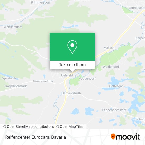 Reifencenter Eurocars map