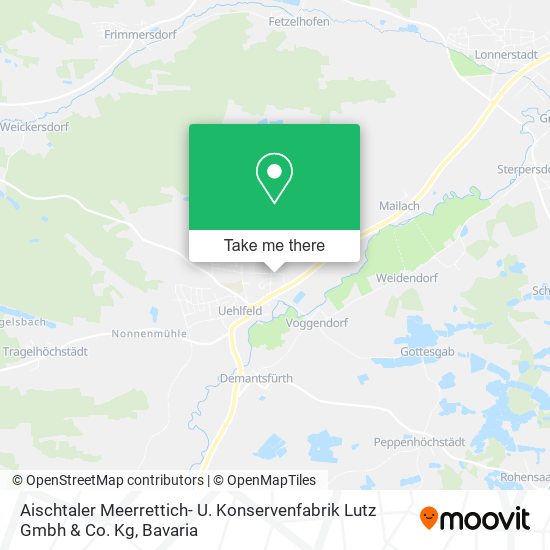 Aischtaler Meerrettich- U. Konservenfabrik Lutz Gmbh & Co. Kg map