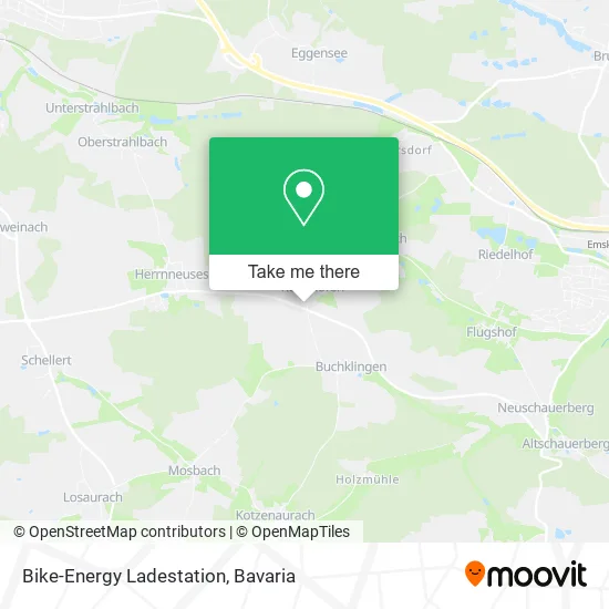 Карта Bike-Energy Ladestation