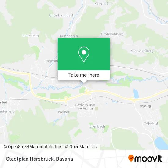 Карта Stadtplan Hersbruck