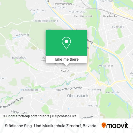 Städische Sing- Und Musikschule Zirndorf map