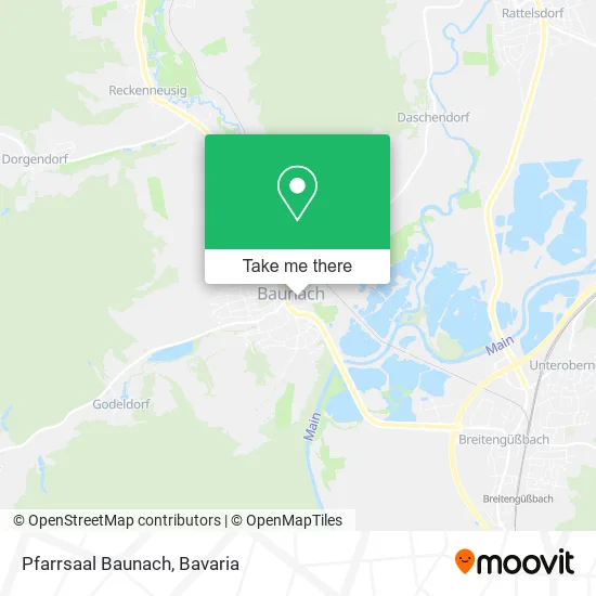Карта Pfarrsaal Baunach