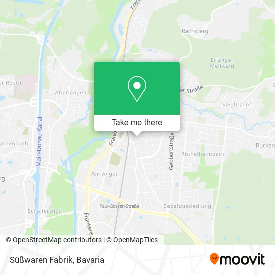 Карта Süßwaren Fabrik