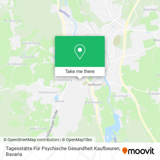 Карта Tagesstätte Für Psychische Gesundheit Kaufbeuren