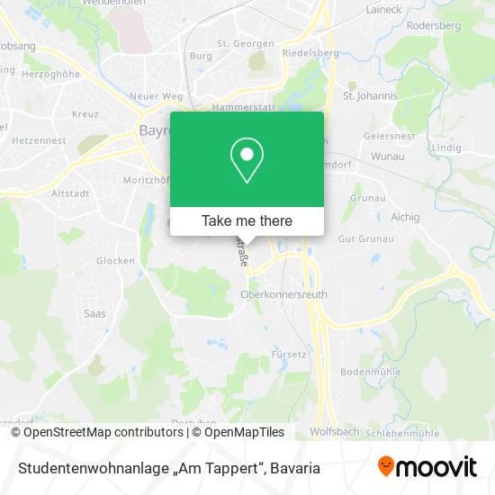 Карта Studentenwohnanlage „Am Tappert“