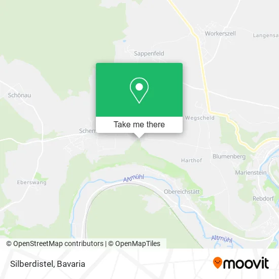 Карта Silberdistel