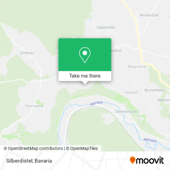 Карта Silberdistel