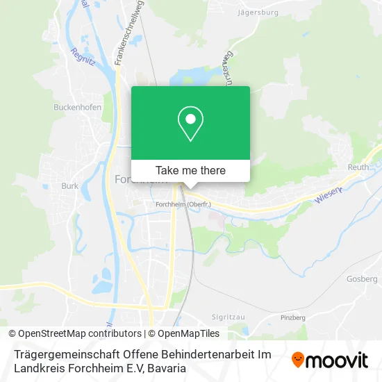 Карта Trägergemeinschaft Offene Behindertenarbeit Im Landkreis Forchheim E.V