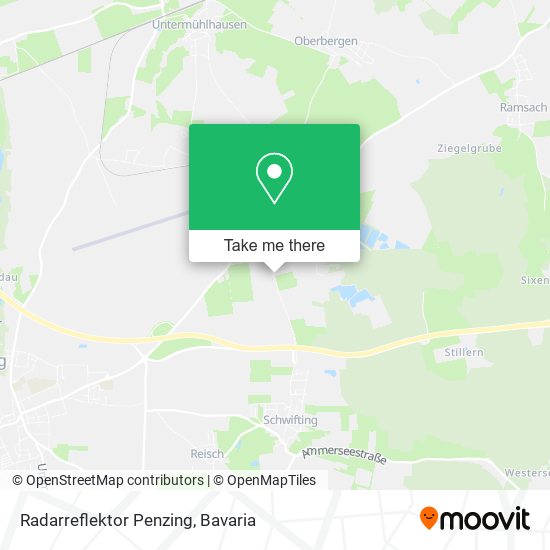 Radarreflektor Penzing map