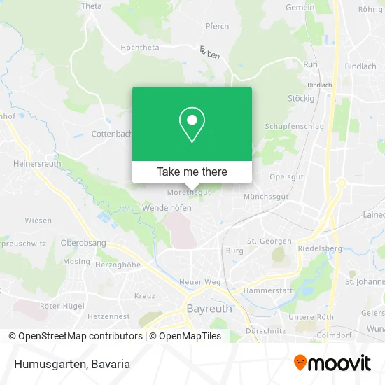 Карта Humusgarten