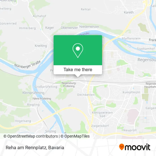 Карта Reha am Rennplatz