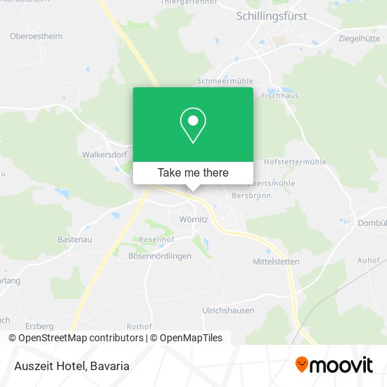 Auszeit Hotel map