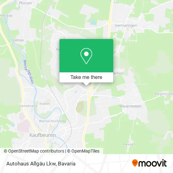 Карта Autohaus Allgäu Lkw