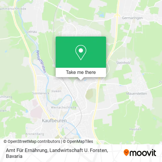Карта Amt Für Ernährung, Landwirtschaft U. Forsten