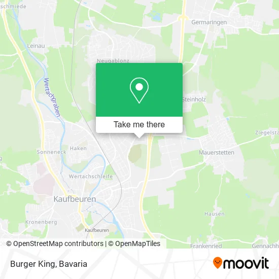 Карта Burger King