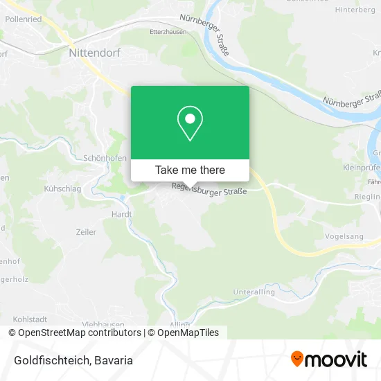 Карта Goldfischteich