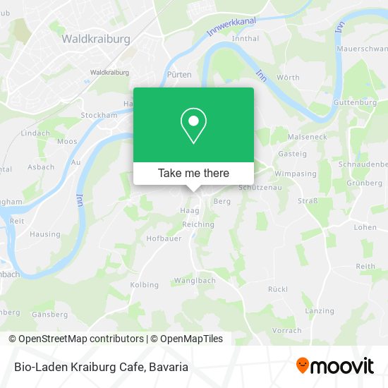 Bio-Laden Kraiburg Cafe map