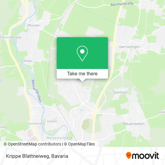 Карта Krippe Blattneiweg